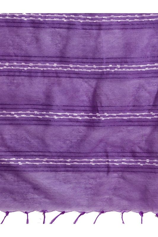 Rebecca Violet women's Kota Art Silk Bhagalpuri Saree With Blouse Piece - View 3