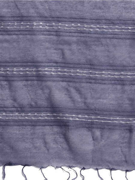 Ultra Violet Bhagalpuri women's Kota Art Silk Saree With Blouse Piece - View 5