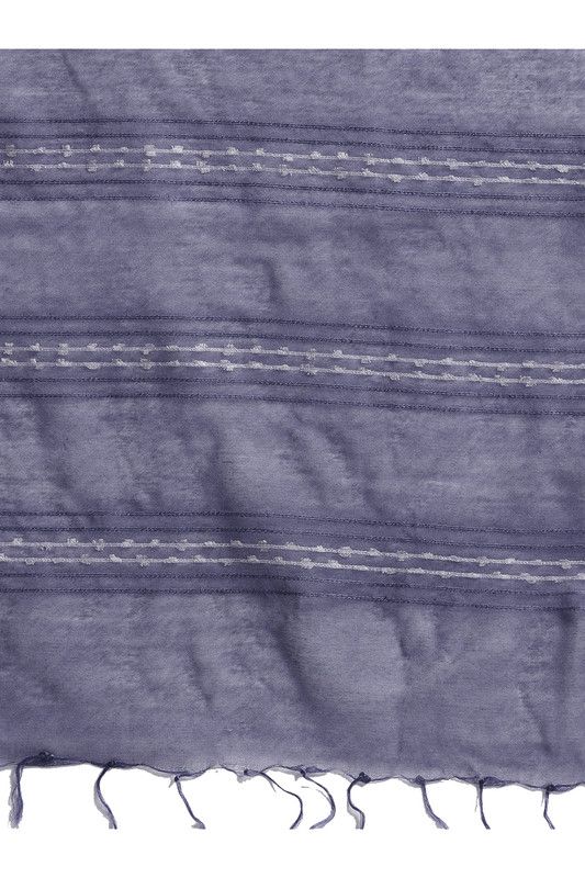 Ultra Violet Bhagalpuri women's Kota Art Silk Saree With Blouse Piece - View 5