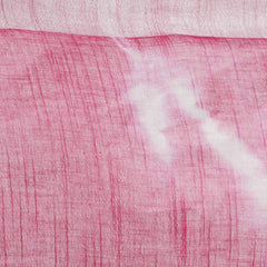 Bhagalpuri Handloom Linen Blend Tie-Dye (Sibory Dye) Saree With Running Unstiched Blouse Piece - View 4