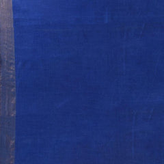 Handloom Tussar Munga Silk Bhagalpuri Saree for women's (Blue) - View 6
