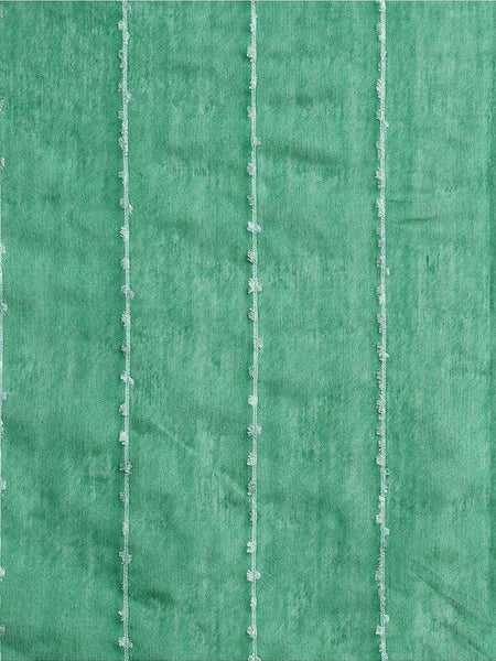 Zomp Turquoise Bhagalpuri women's Kota Art Silk Saree With Blouse Piece - View 4