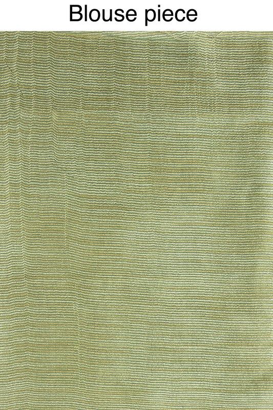Kota Art Silk Bhagalpuri Striped Handloom Saree (High_Green) - View 2