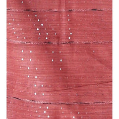 Cotton Silk Striped Sequin Pallu Handloom Saree (Maroon_Red) - View 4