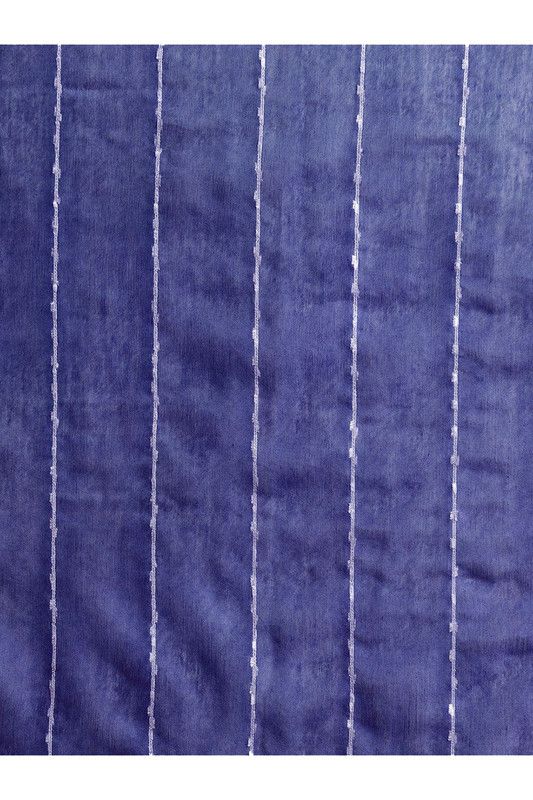 Blue women's Kota Art Silk Bhagalpuri Saree With Blouse Piece - View 3