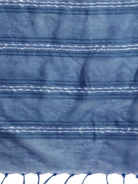Reddy Blue women's Kota Art Silk Saree With Blouse Piece - View 4