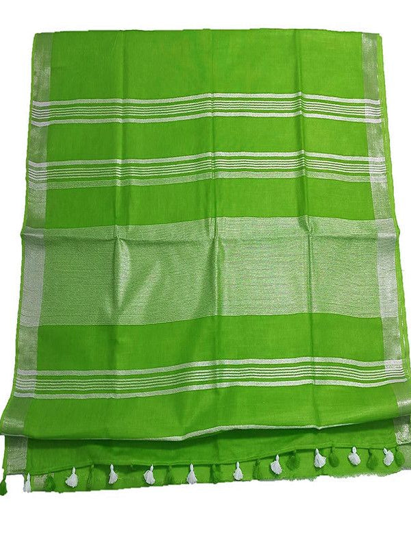 Bhagalpuri Linen Saree With Blouse Piece - View 2