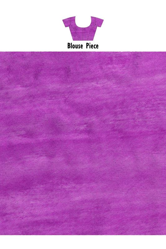 Electric Purple Bhagalpuri women's Kota Art Silk Saree With Blouse Piece - View 5