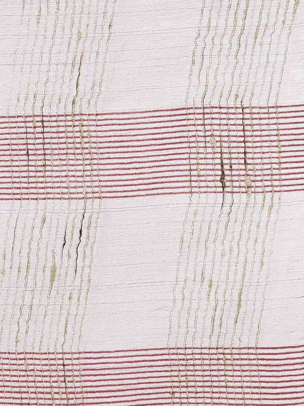 Bhagalpuri Kota Doria Silk Semi Transparent Saree With Unstiched Blouse Piece - View 5
