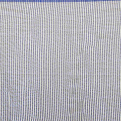 Off-White women's Bhagalpuri Handloom Kota Silk Temple Border Saree And Variation Of Colors With Striped Blouse Piece - View 6