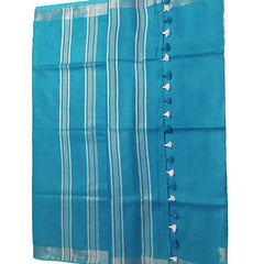 Bhagalpuri Linen Saree With Blouse Piece - View 3