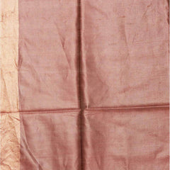 Bhagalpuri Pure Tussar Ghicha Silk Handloom Two Dye Saree - View 3
