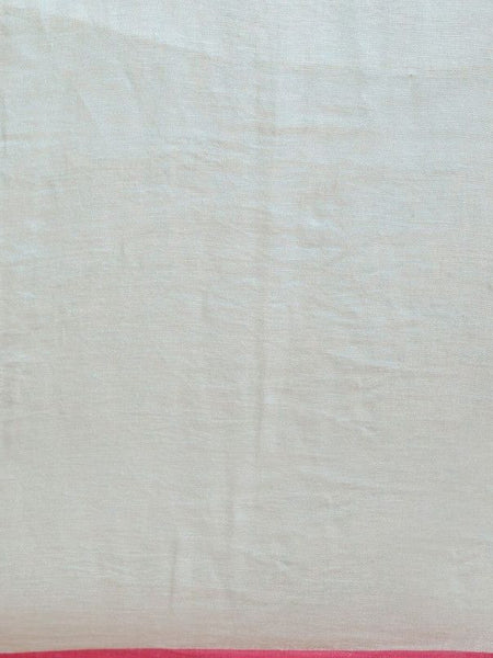 Handloom Linen Cotton Blend Contrast Pallu Bhagalpuri Saree for Women (Cellie_Cyan-Pink) - View 3