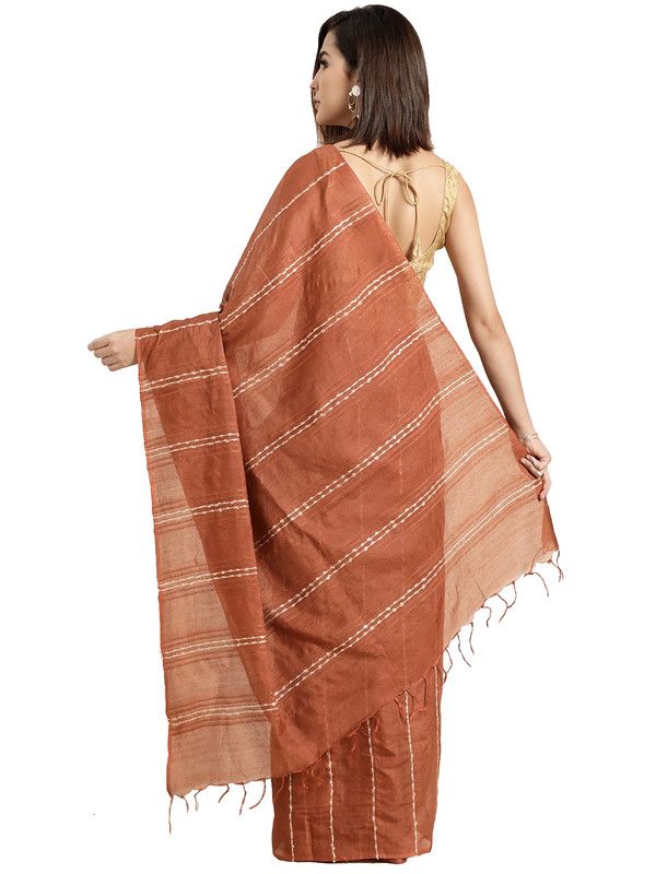 Bhagalpuri women's Kota Art Silk Saree With Blouse Piece