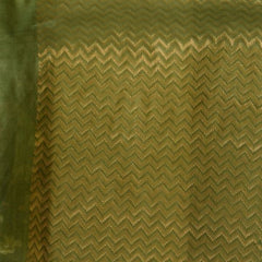 Women's Cotton Tissue Silk Bhagalpuri Designer Handloom Weaving Saree (Avocado_Green) - View 6