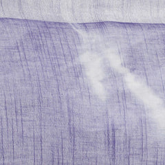 Ultra Violet women's Bhagalpuri Handloom Linen Blend Tie-Dye (Sibory Dye) Saree With Running Unstiched Blouse Piece - View 5