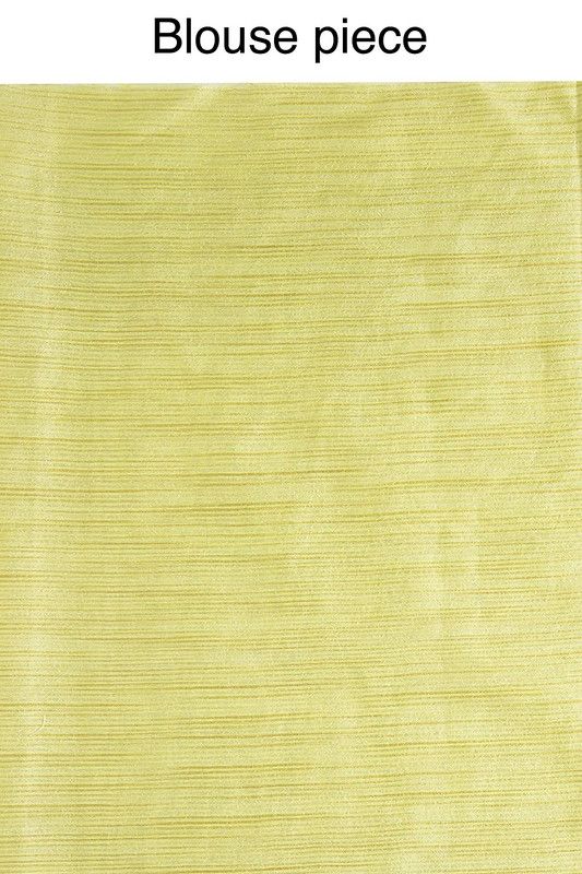 Art Silk Handloom Bhagalpuri Striped Kota Saree (Lime_Green) - View 2