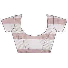 Bhagalpuri Kota Doria Silk Semi Transparent Saree With Unstiched Blouse Piece - View 7