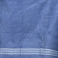 Handloom Linen Bhagalpuri Dupatta for women's (Blue) - View 6