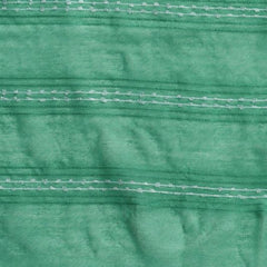 Zomp Turquoise Bhagalpuri women's Kota Art Silk Saree With Blouse Piece - View 3