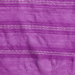 Electric Purple Bhagalpuri women's Kota Art Silk Saree With Blouse Piece - View 6