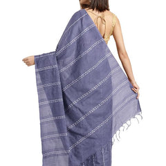 Ultra Violet Bhagalpuri women's Kota Art Silk Saree With Blouse Piece