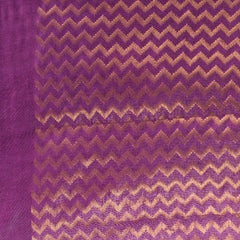 Bhagalpuri Handloom Cotton Tissue Silk Designer Zari Weaving Motif Saree (Rouge_Magenta) - View 6