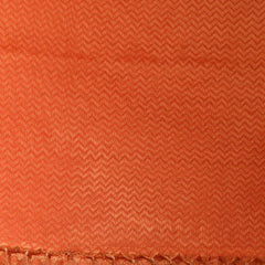 Zari Weaving Handloom Designer Bhagalpuri Saree (Rusty_Orange) - View 6