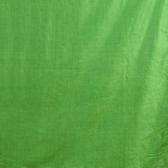 Munga Tussar Silk Blend Handloom Two Dye Saree with Blouse Piece(Red & Kelly_Green) - View 5
