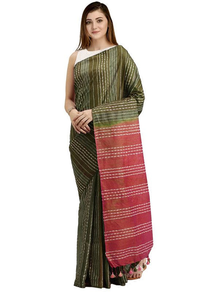 Kota Art Silk Saree With Blouse Piece