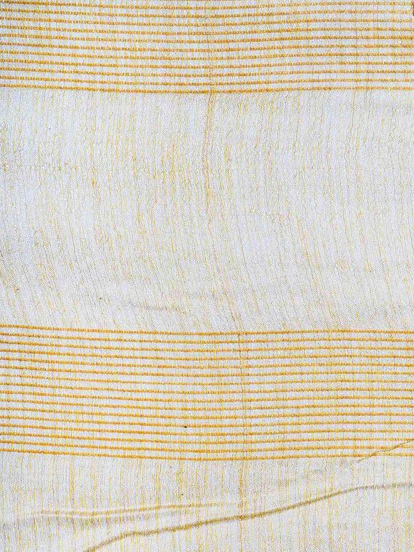 Bhagalpuri Kota Doria Silk Semi Transparent Saree With Unstiched Blouse Piece - View 4