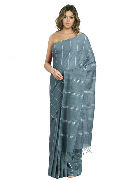 Silver Lake Bhagalpuri women's Kota Art Silk Saree With Blouse Piece