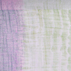 Grey & Light Green women's Bhagalpuri Handloom Cotton Linen Slub Blend Tie Two Dye (Sibory Two Dye) Saree With Running Unstitched Blouse Piece - View 6
