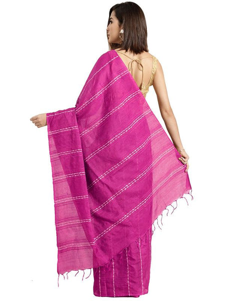 Bhagalpuri women's Kota Art Silk Saree With Blouse Piece - View 2