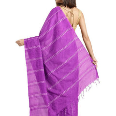 Electric Purple Bhagalpuri women's Kota Art Silk Saree With Blouse Piece
