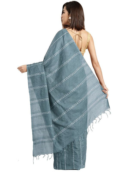 Silver Lake Bhagalpuri women's Kota Art Silk Saree With Blouse Piece - View 2