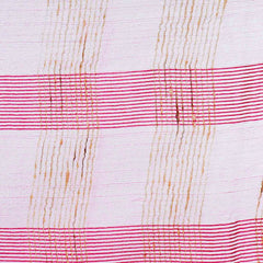 Bhagalpuri Kota Doria Silk Semi Transparent Saree With Unstiched Blouse Piece - View 3