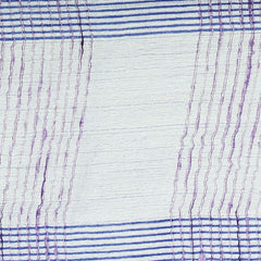 Amethyst Violet women's Bhagalpuri Kota Doria Silk Semi Transparent Saree With Unstiched Blouse Piece - View 5