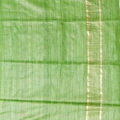 Bhagalpuri Pure Tussar Ghicha Silk Handloom Two Dye Saree - View 4